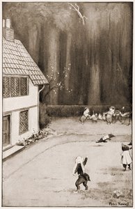 Attrapez-le, vous près de la haie, illustration pour Les aventures d